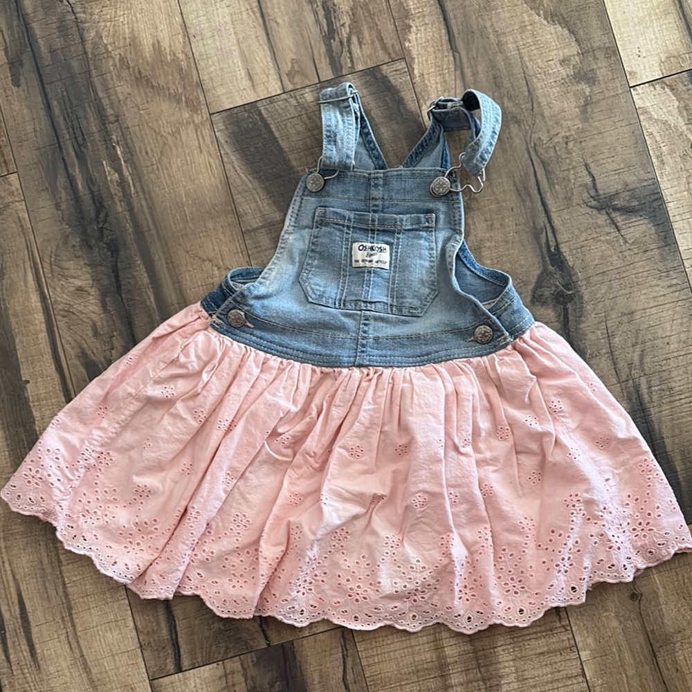 Oshkosh B’gosh overall dress 4T